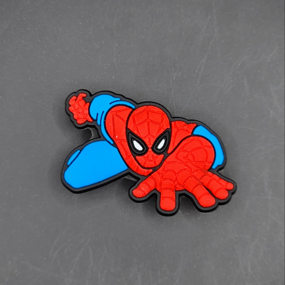 (5/$15) Marvel Spiderman Crawling Croc Charm